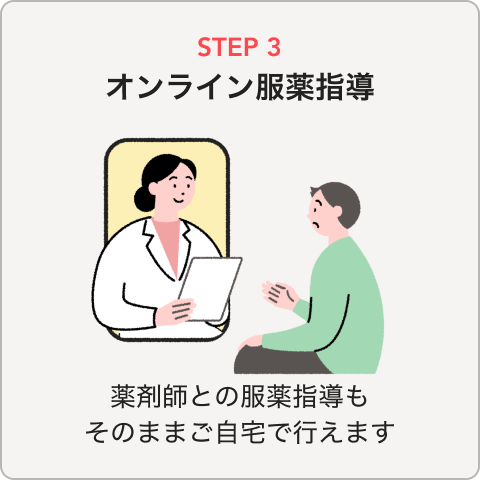 STEP3:オンライン服薬指導の実施
